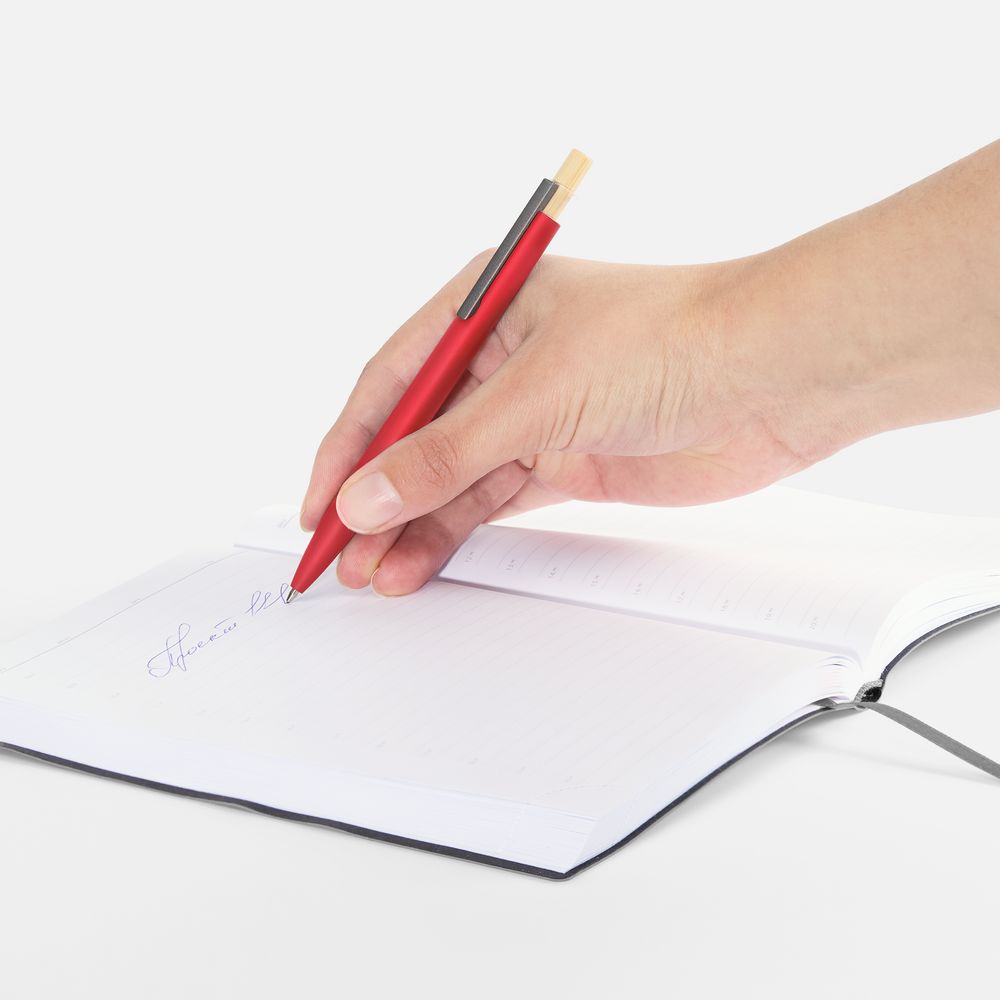 Ручка шариковая Bambink в подарочной упаковке, красная — изображение 6