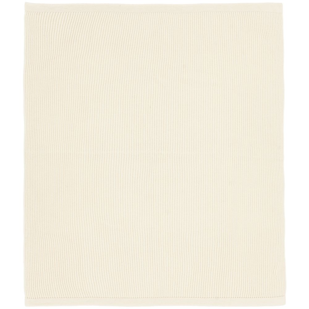 Плед Shirr, молочно-белый — изображение 4