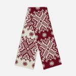 Шарф Wintertude L, красный с белым