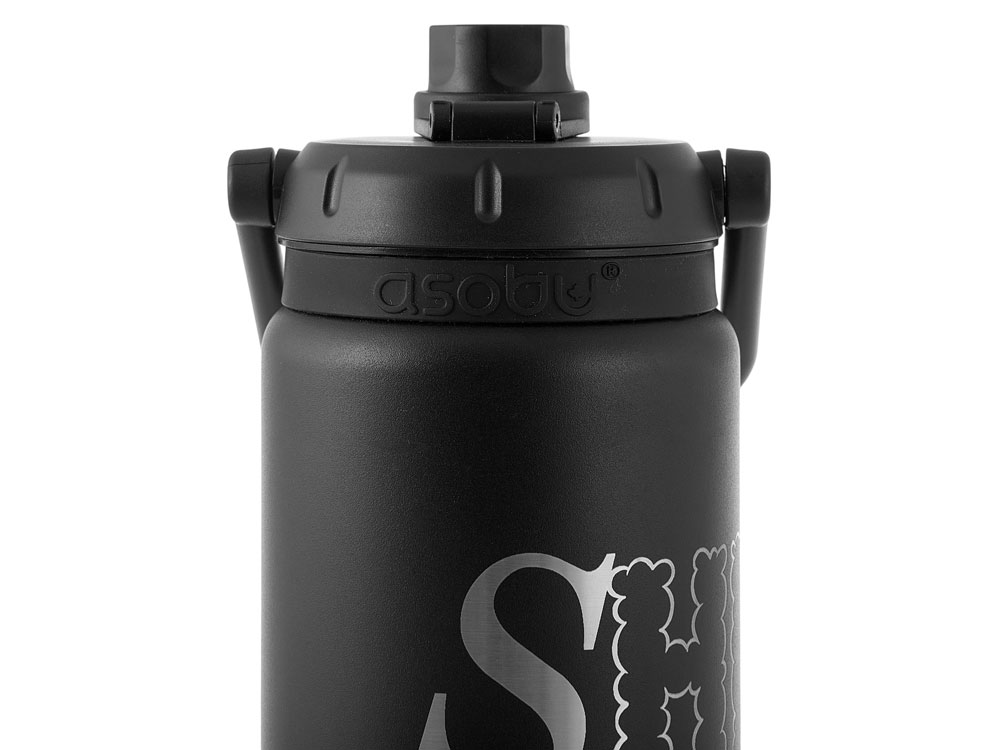 Вакуумный термос Canyon Jug, 1430 мл, черный с гравировкой — изображение 2