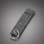 Брелок Felt из RPET-фетра, серый
