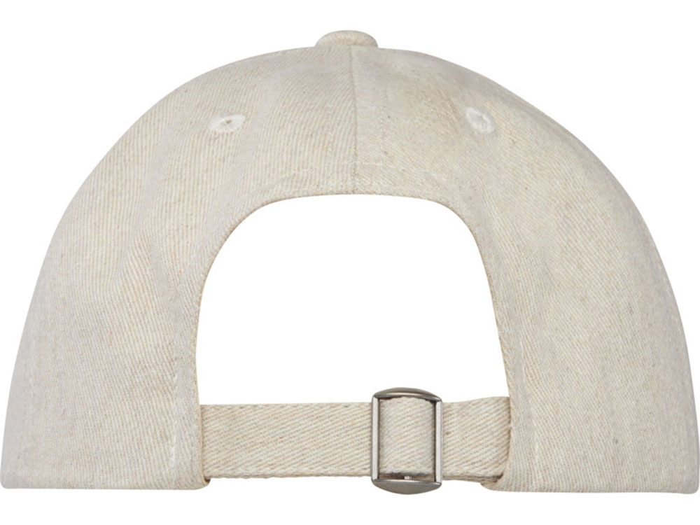Opal с 6 панелями Aware™ кепка из переработанных материалов - Oatmeal — изображение 3