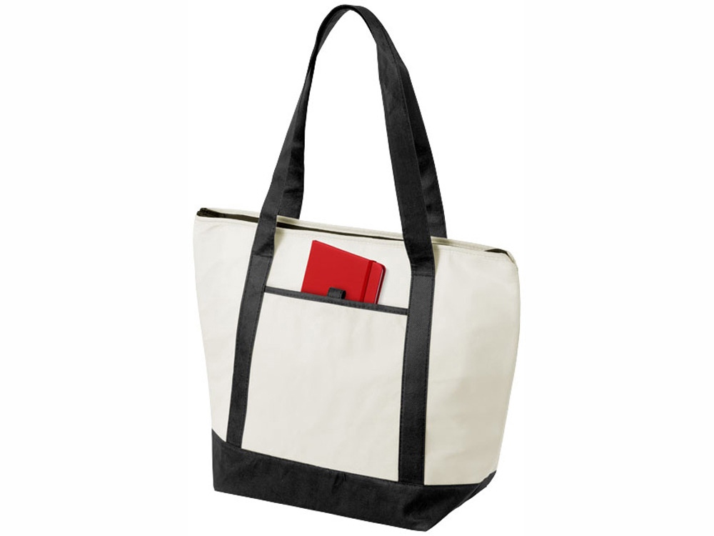 Сумка-холодильник Lighthouse, натуральный/черный — изображение 3