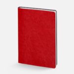 Ежедневник Nebraska Flex, недатированный, красный с серебристым