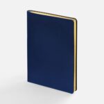 Ежедневник Nebraska Flex, недатированный, синий с золотистым