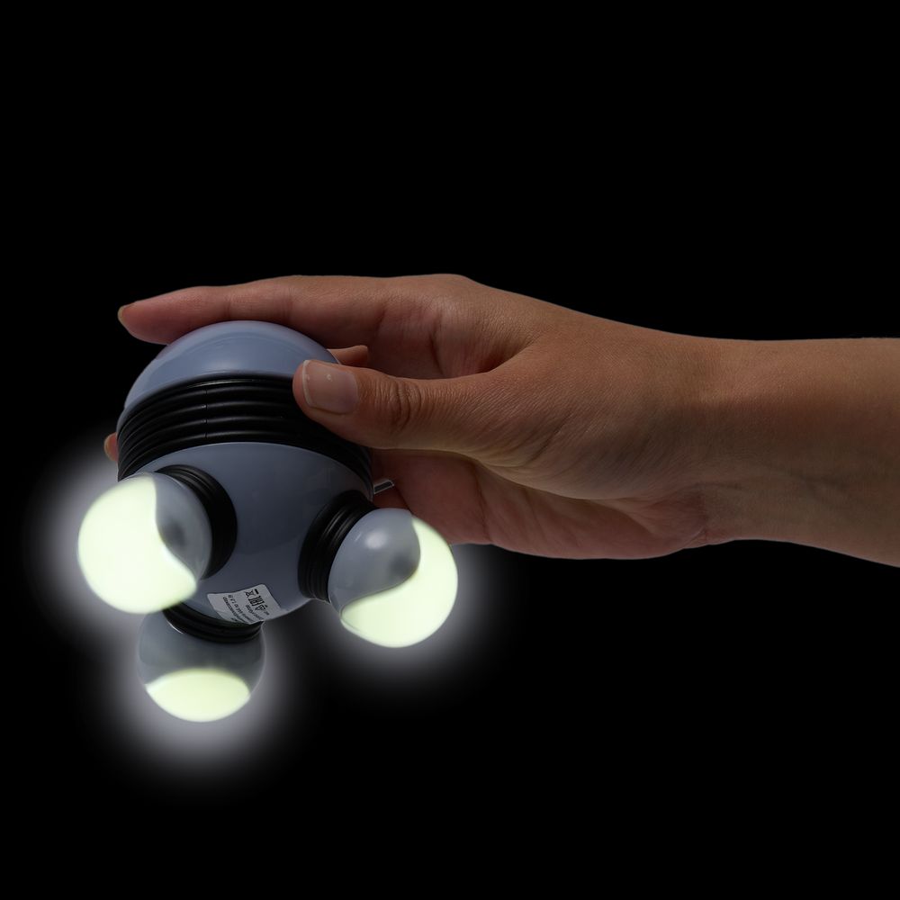 Ручной вибромассажер Spacy, серый с черным — изображение 4