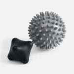Набор массажных мячей для МФР Relaxify, черный с серым