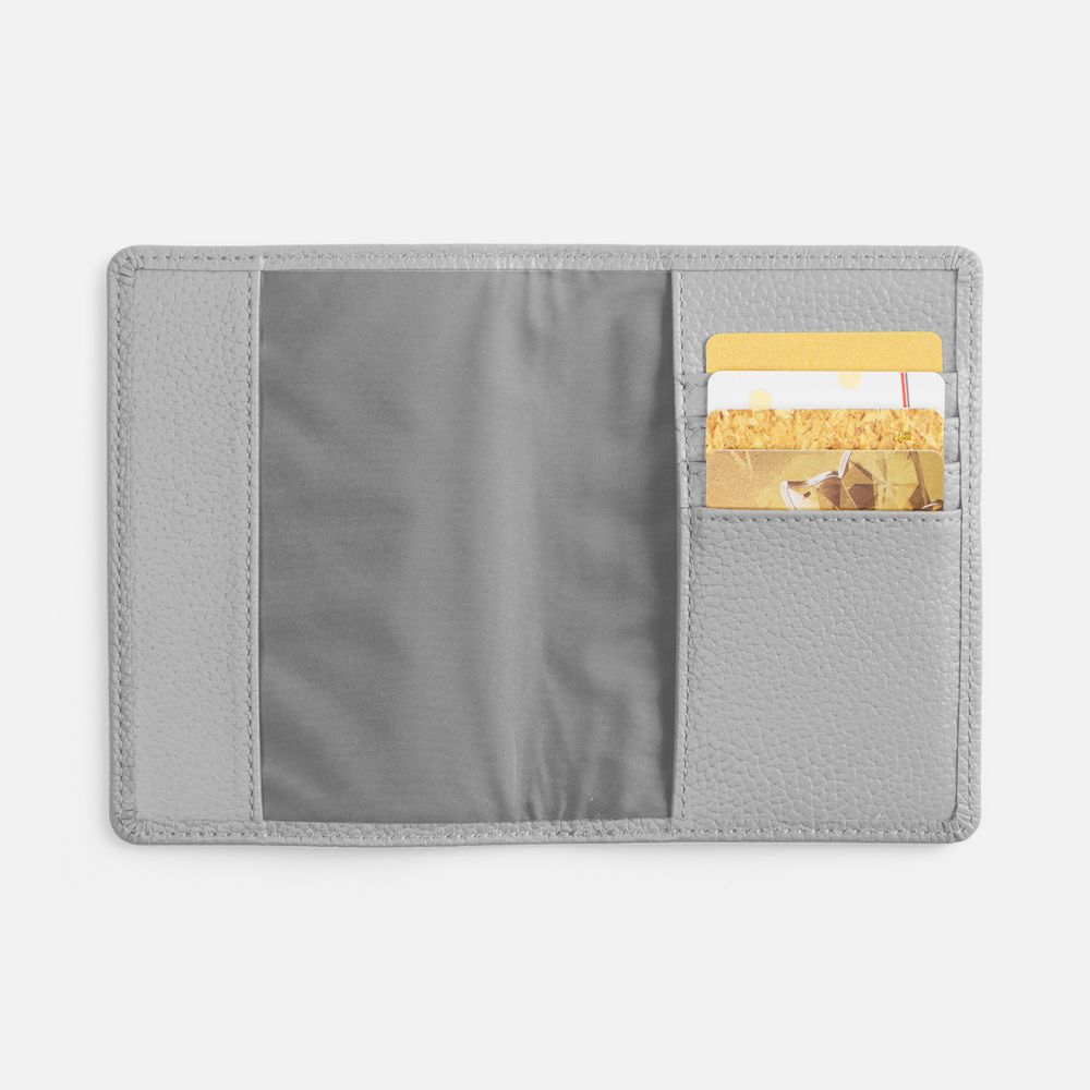 Обложка для паспорта Unison, серая — изображение 5