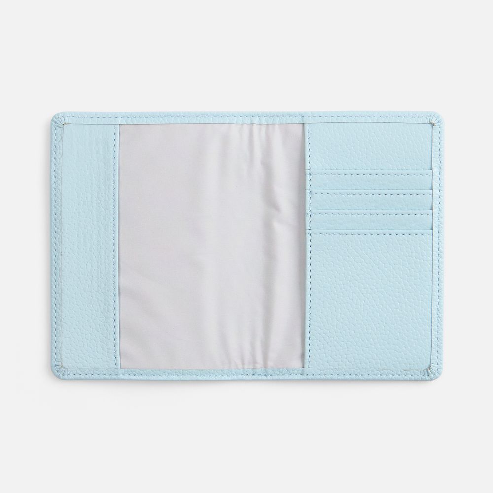 Обложка для паспорта Unison, голубая — изображение 4