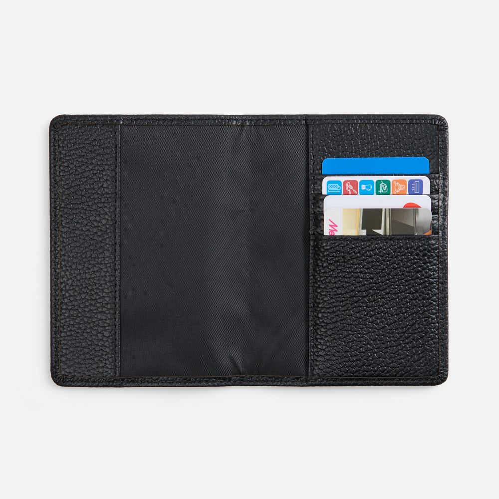 Обложка для паспорта Unison, черная — изображение 5