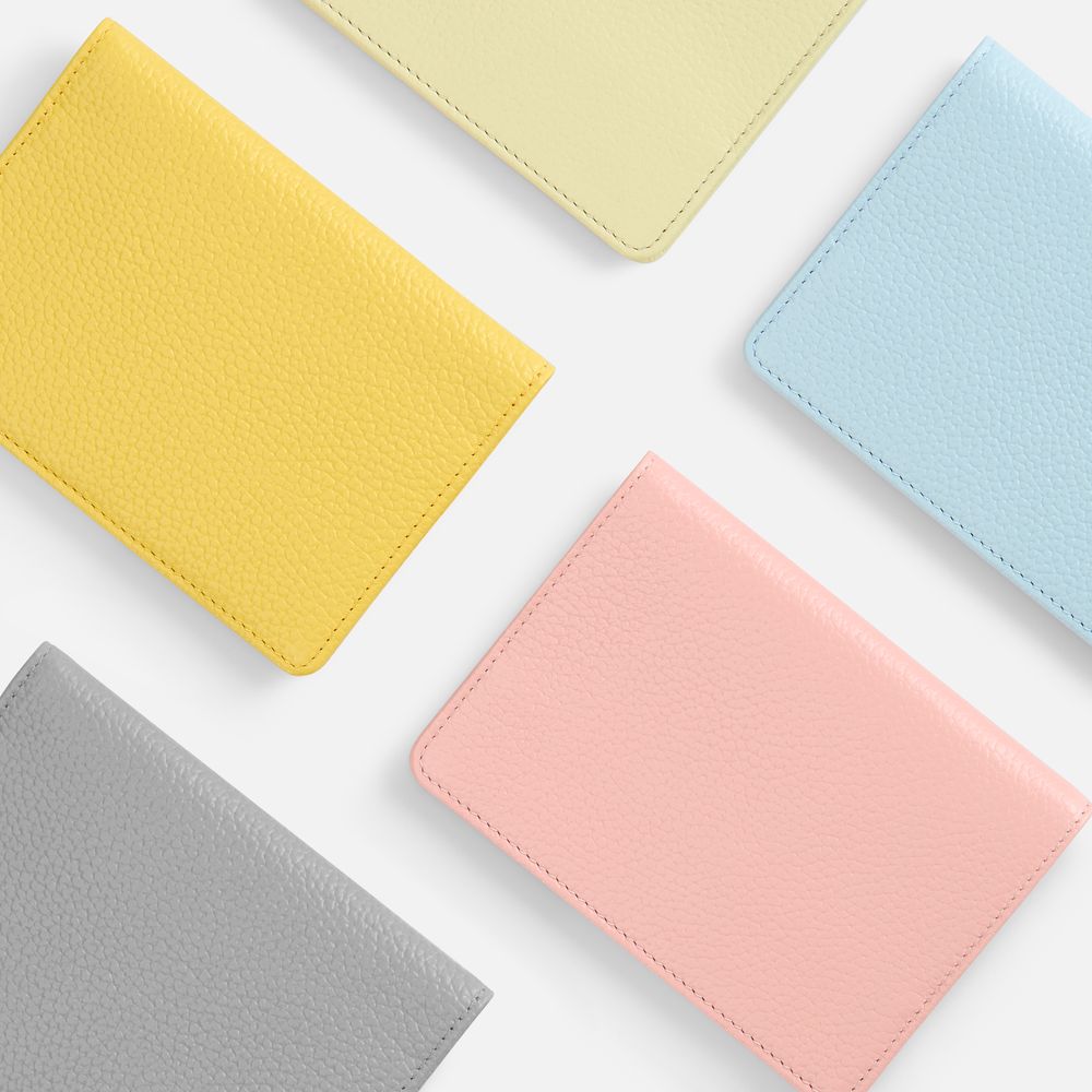 Обложка для паспорта Unison, синяя — изображение 8