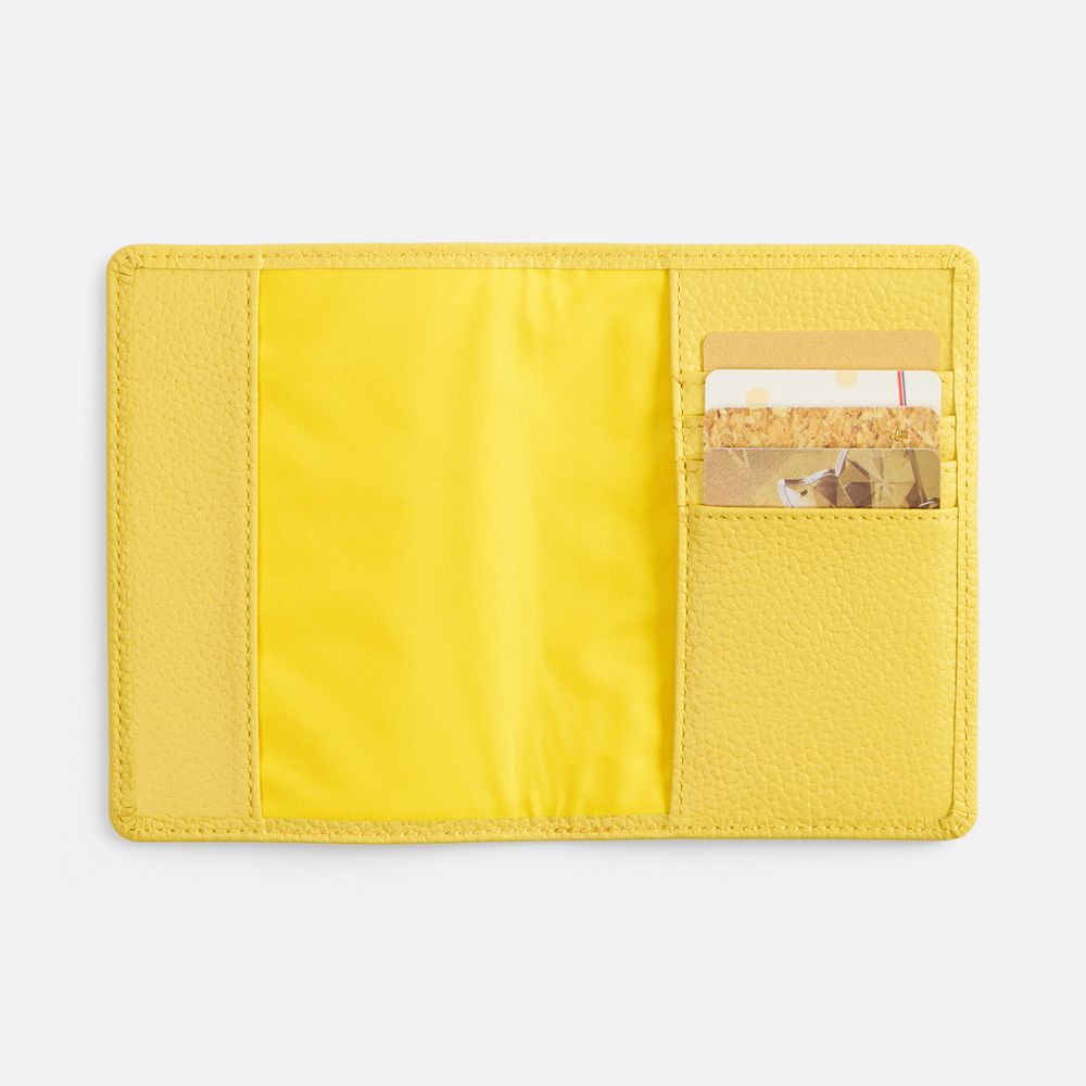 Обложка для паспорта Unison, желтая — изображение 5