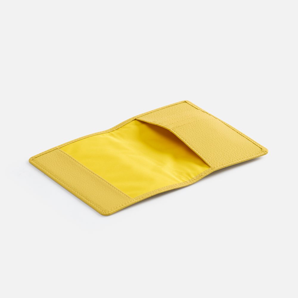 Обложка для паспорта Unison, желтая — изображение 3