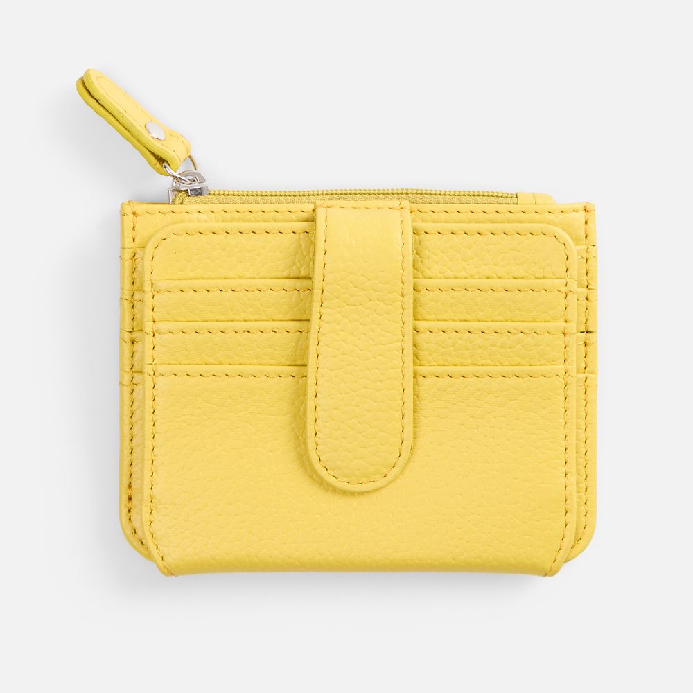Картхолдер на молнии Unison, желтый — изображение 2