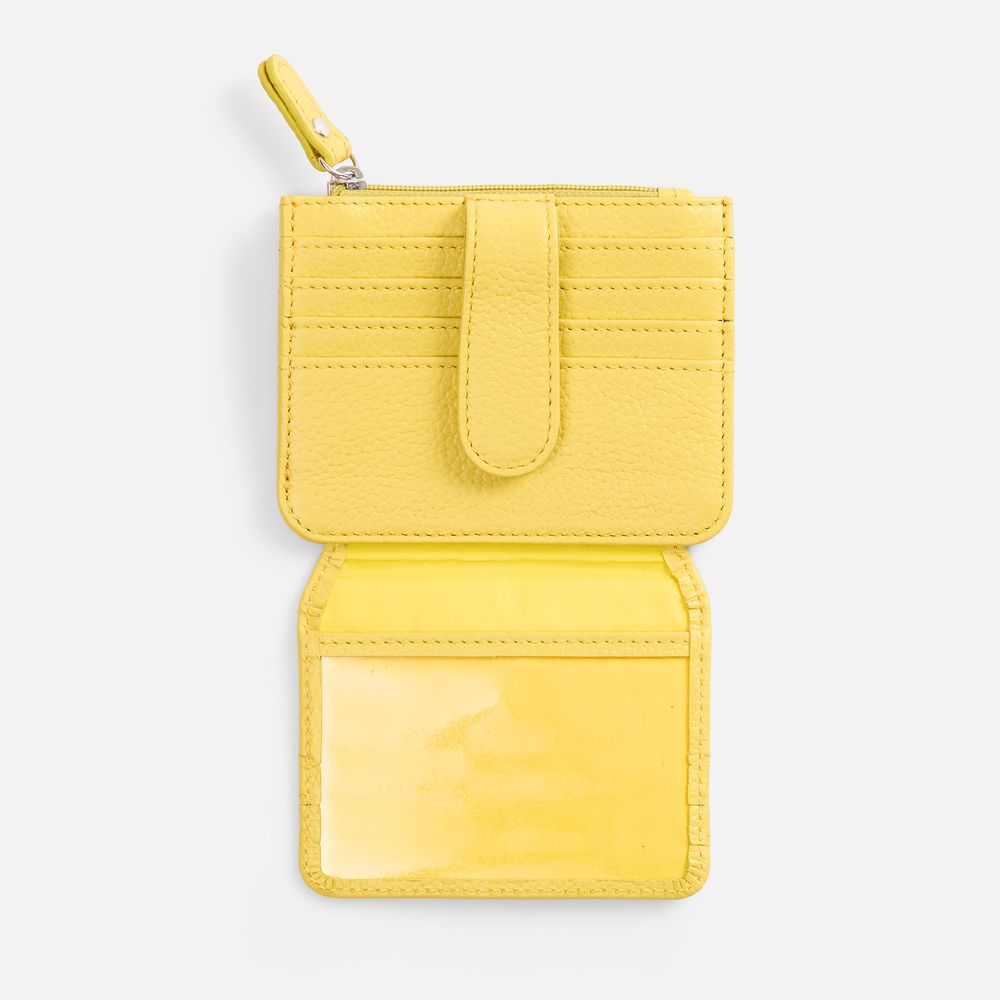 Картхолдер на молнии Unison, желтый — изображение 4