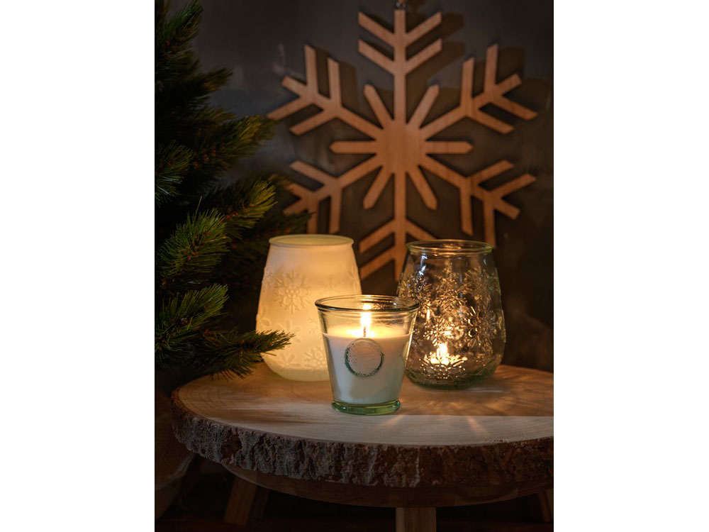 Подставка для чайной свечи Faro из переработанного стекла, прозрачный — изображение 5