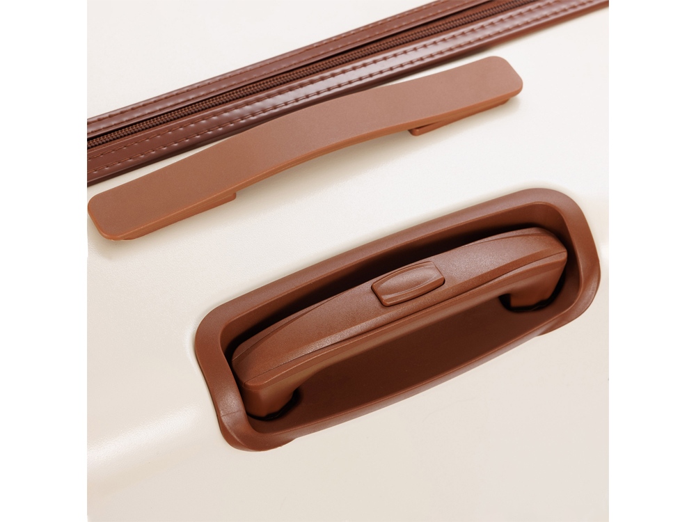 Чемодан BUGATTI Amelia, бежевый, поликарбонат / АБС-пластик, 50х29х76 см, 85 л — изображение 9