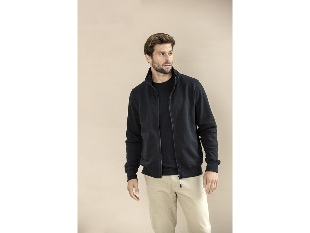 Galena унисекс-свитер с полноразмерной молнией из переработанных материалов Aware™ - Белый — изображение 5