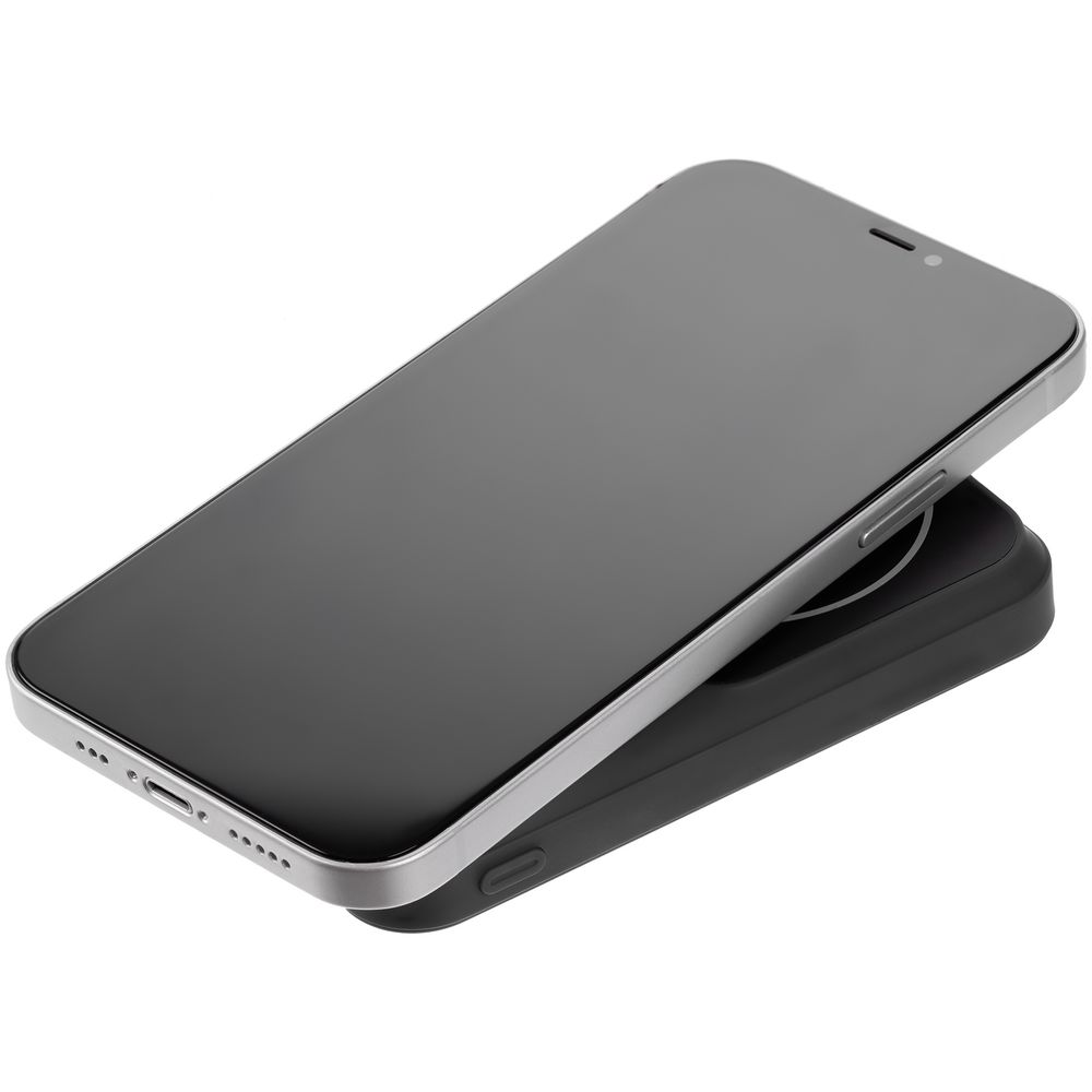 Магнитный беспроводной аккумулятор Top Force, 10 000 мАч, черный — изображение 5