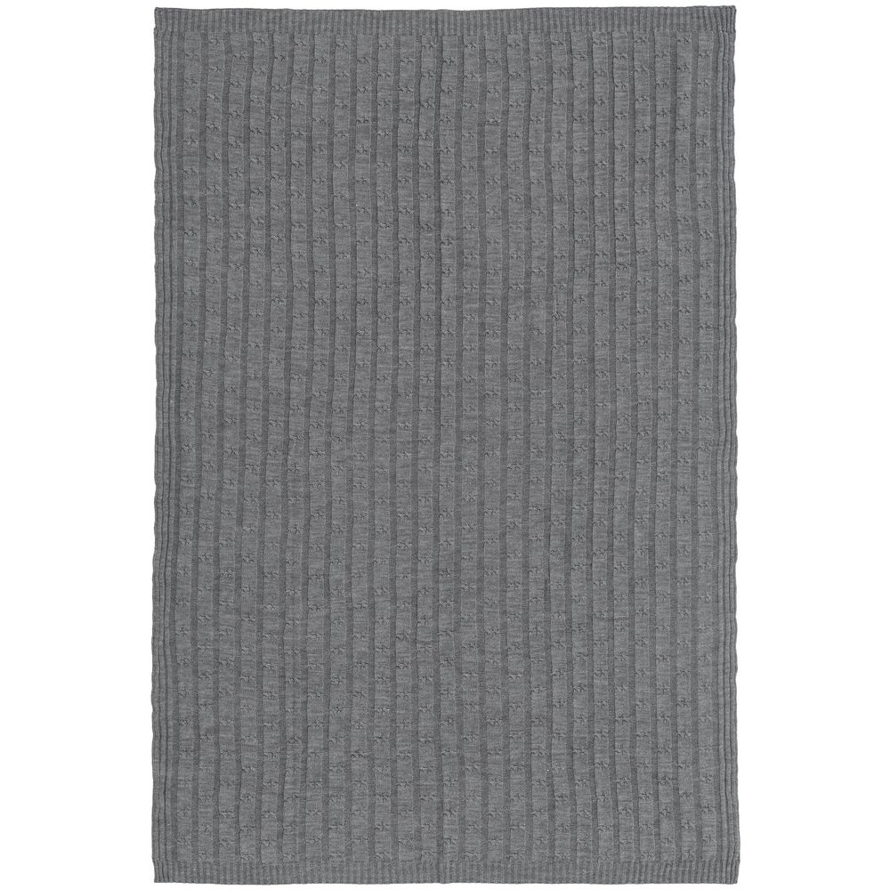 Плед Trenza, серый — изображение 4