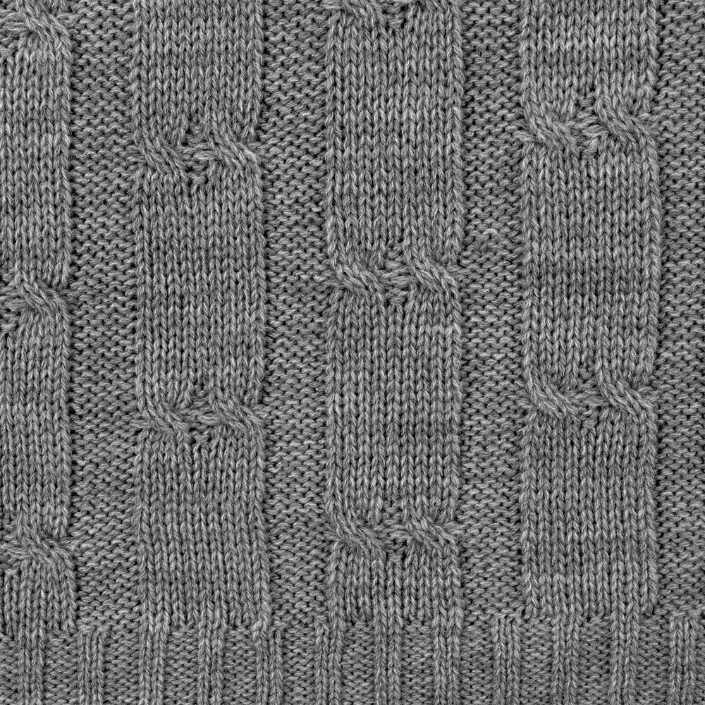 Плед Trenza, серый — изображение 3