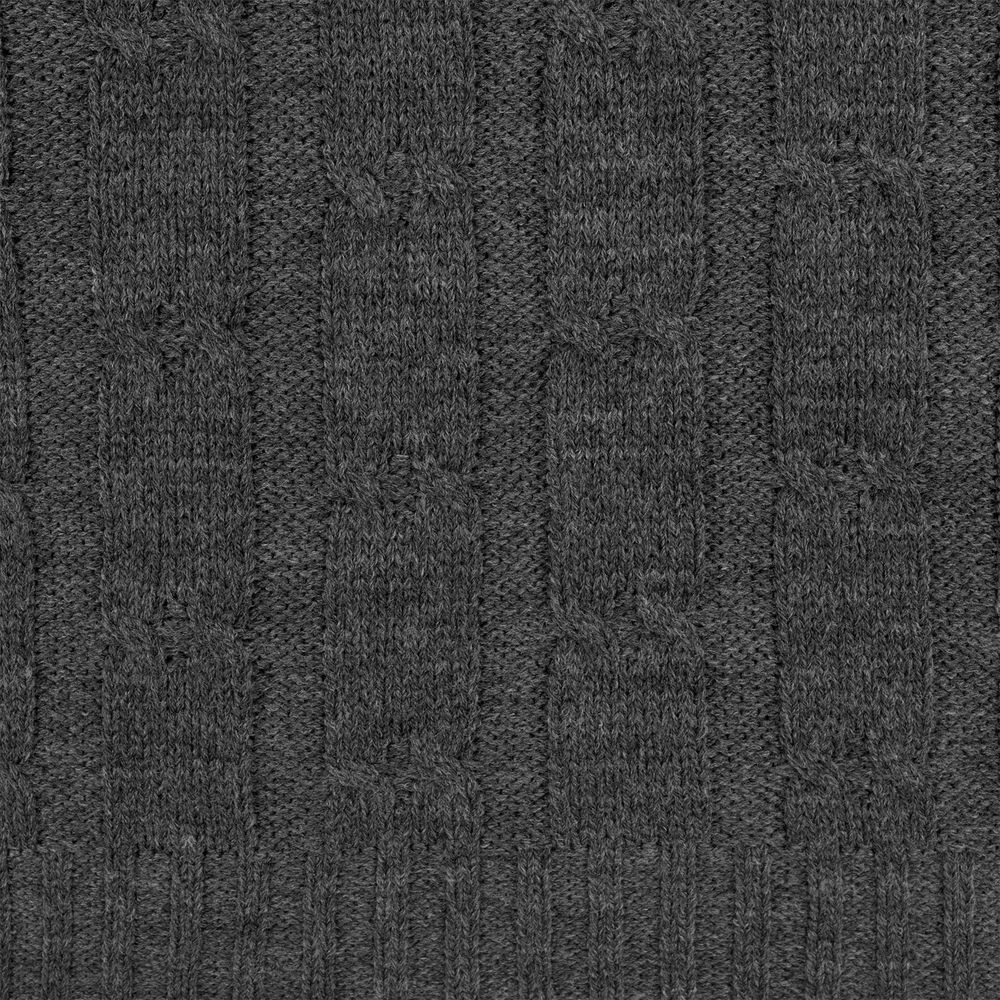 Плед Trenza, темно-серый — изображение 3