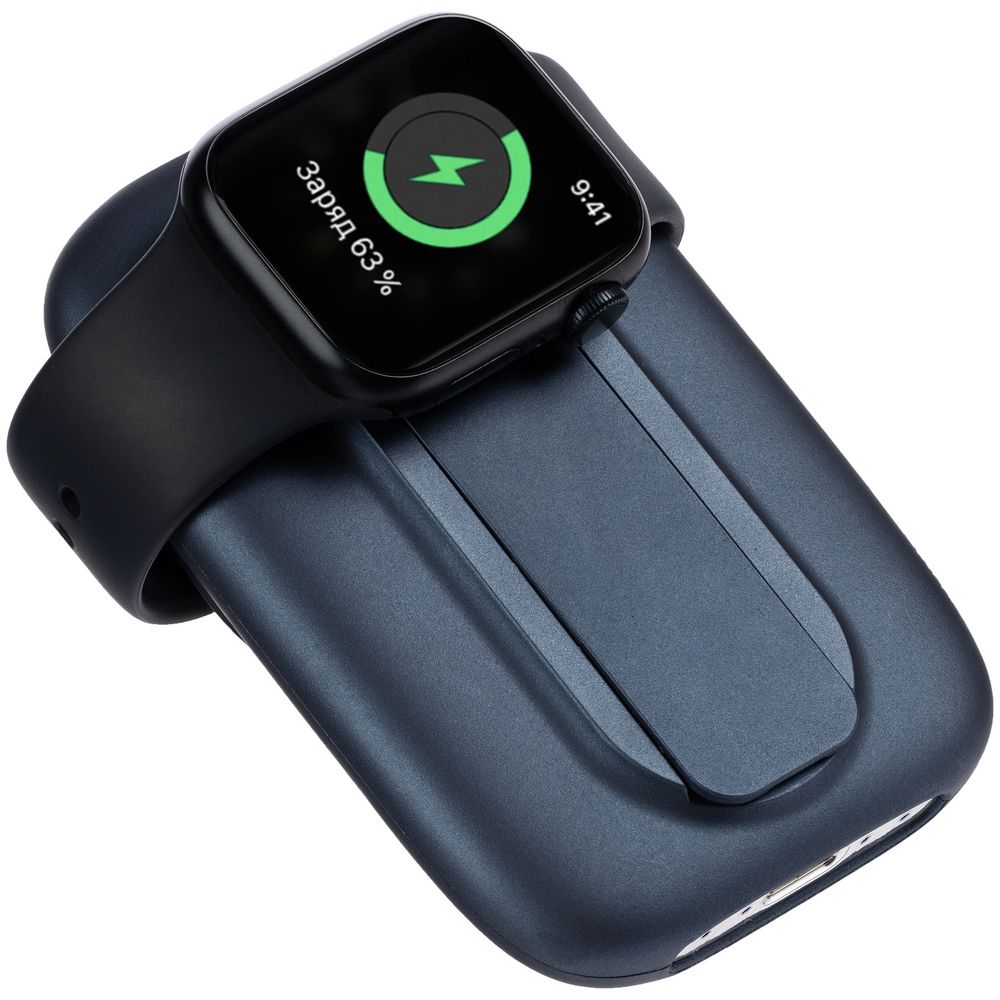 Универсальный магнитный аккумулятор Feel Motion, 5000 мАч, темно-синий — изображение 4