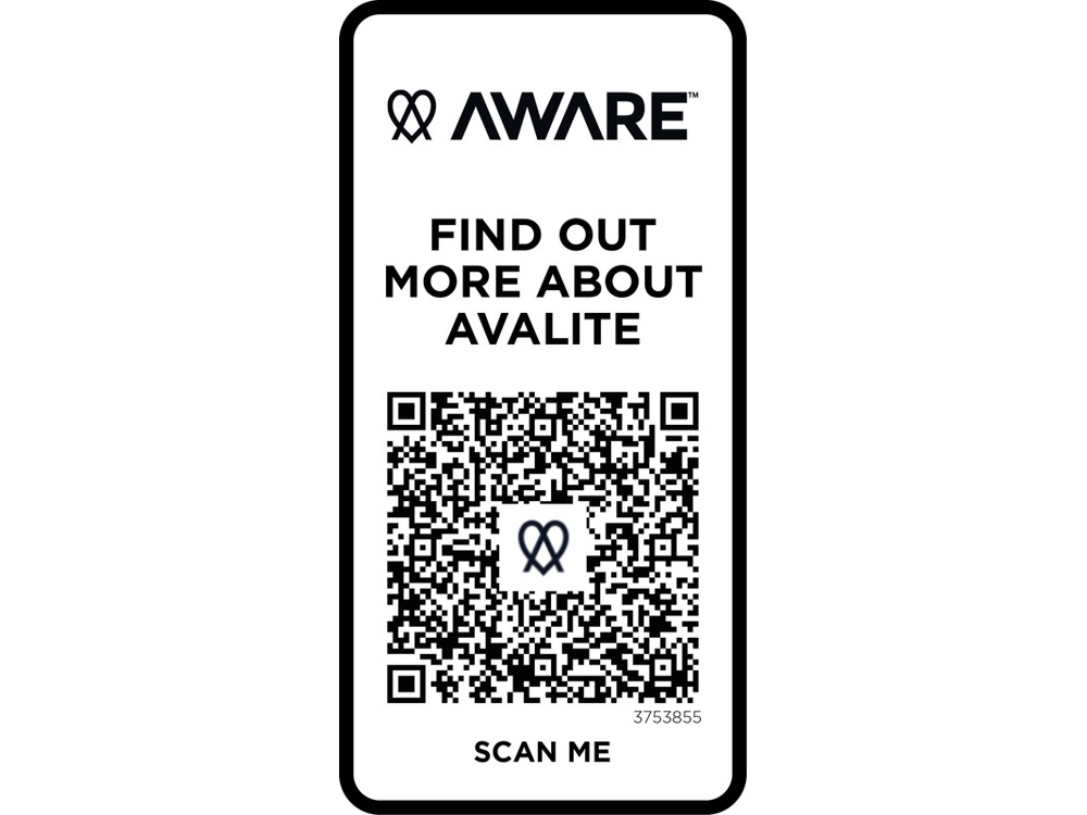 Avalite футболка унисекс Aware™ из переработанных материалов с коротким рукавом - Нейви — изображение 5