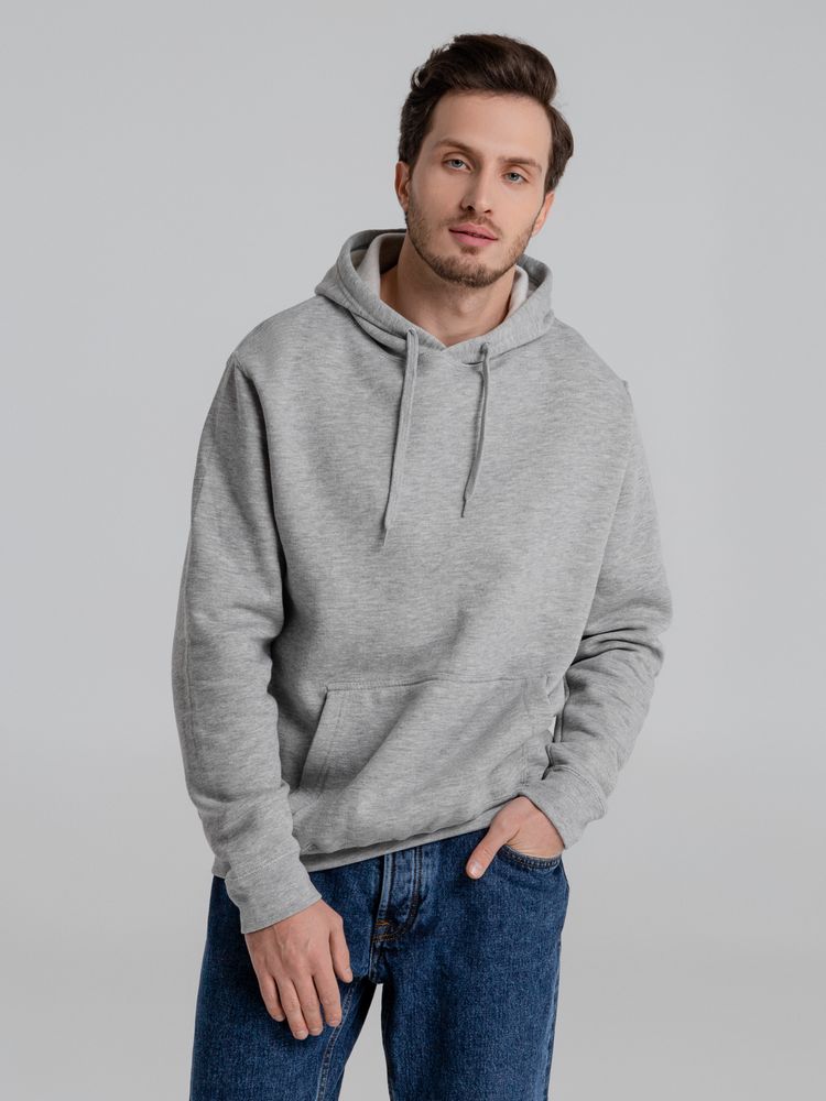 Толстовка с капюшоном Slam 320, серый меланж — изображение 5