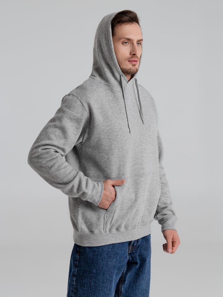 Толстовка с капюшоном Slam 320, серый меланж — изображение 6