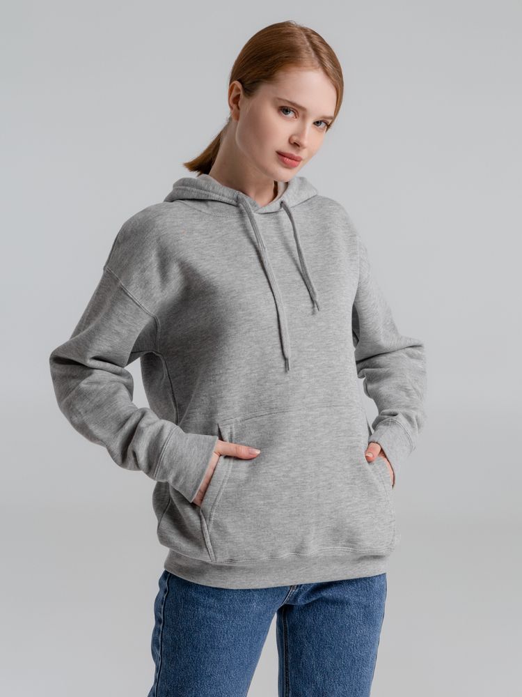 Толстовка с капюшоном Slam 320, серый меланж — изображение 8