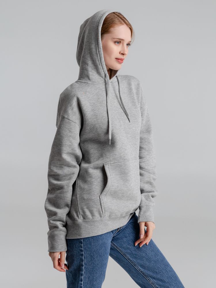 Толстовка с капюшоном Slam 320, серый меланж — изображение 9