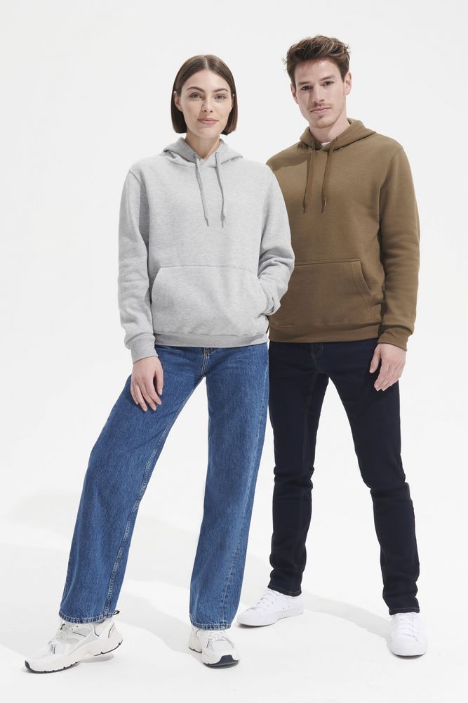 Толстовка с капюшоном Slam 320, серый меланж — изображение 14