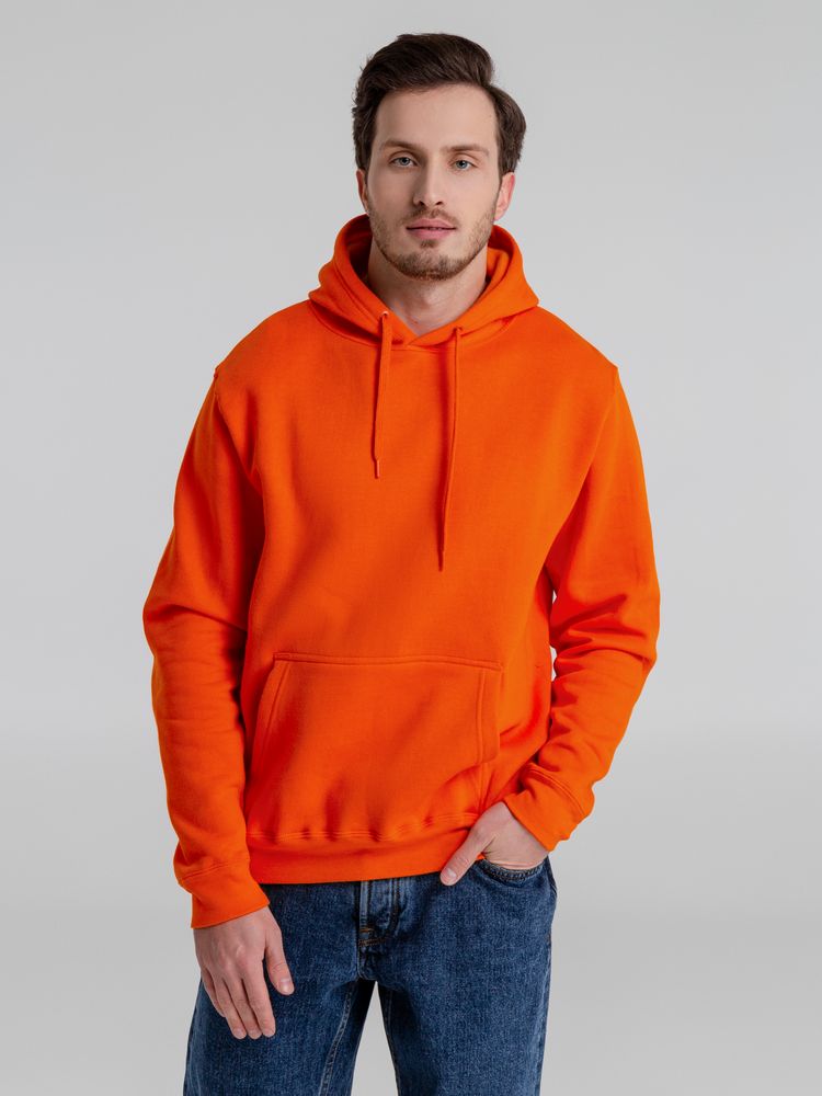Толстовка с капюшоном Slam 320, оранжевая — изображение 5