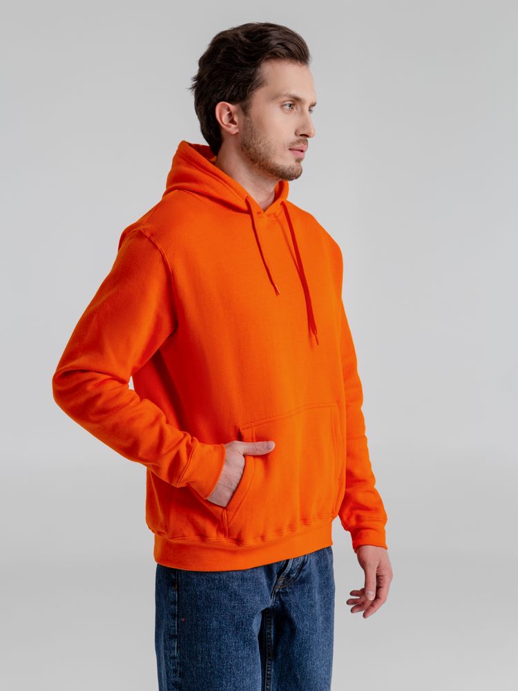 Толстовка с капюшоном Slam 320, оранжевая — изображение 6