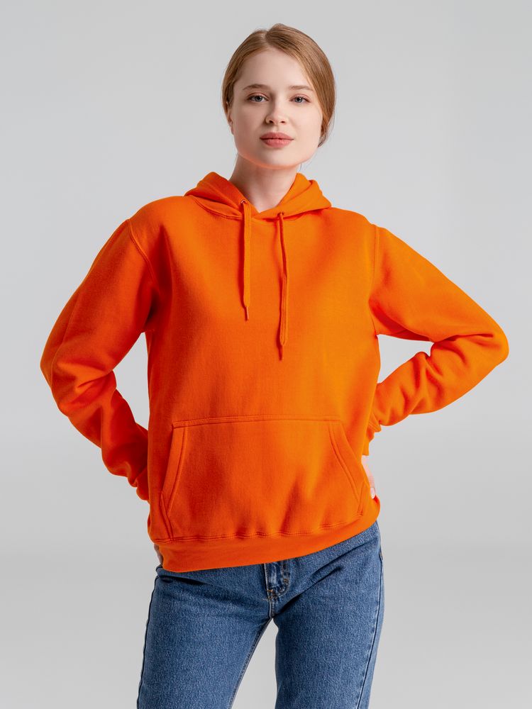 Толстовка с капюшоном Slam 320, оранжевая — изображение 9