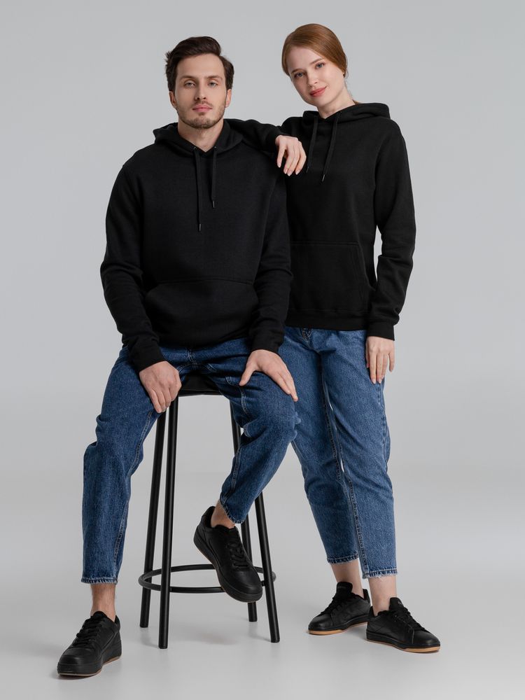 Толстовка с капюшоном Slam 320, черная — изображение 13