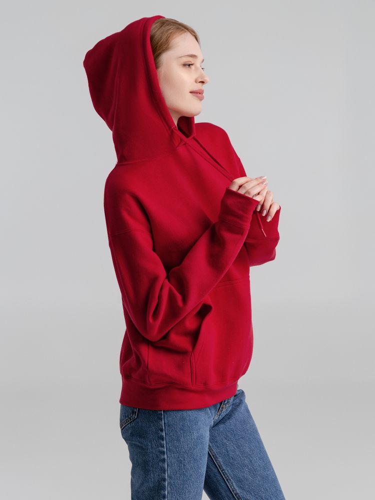 Толстовка с капюшоном Slam 320, красная — изображение 9