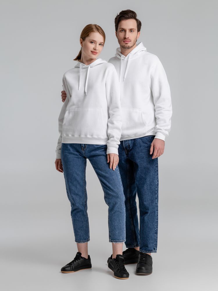 Толстовка с капюшоном Slam 320, белая — изображение 11