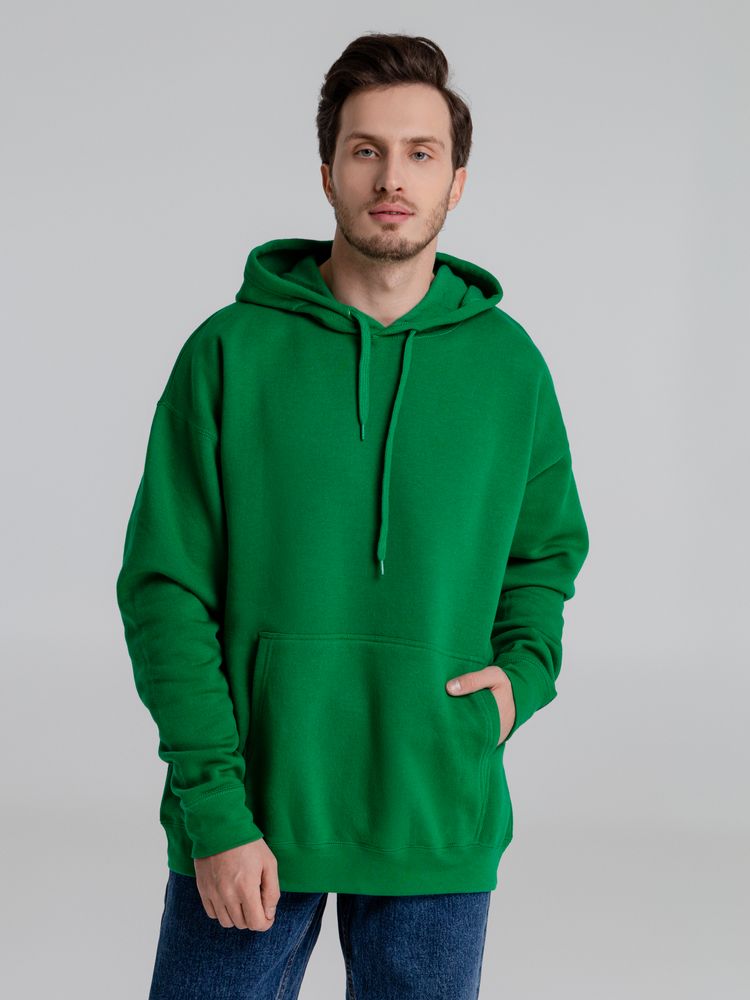 Толстовка с капюшоном Slam 320, ярко-зеленая — изображение 5