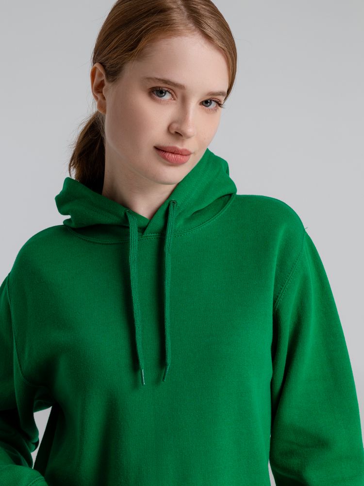 Толстовка с капюшоном Slam 320, ярко-зеленая — изображение 11