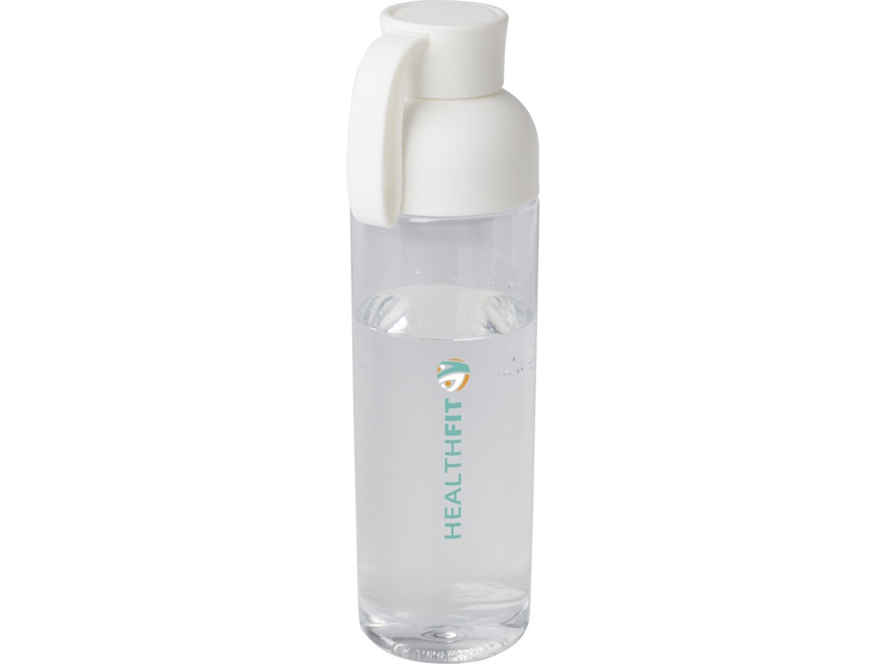 Illuminate бутылка для воды из переработанного PET-пластика, объемом 600 мл - Белый — изображение 6