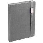 Ежедневник New Factor Metal, серый