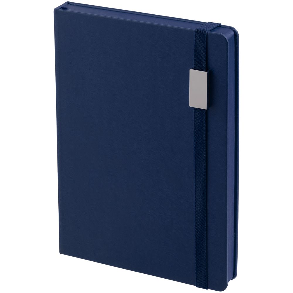 Ежедневник New Factor Metal, темно-синий — изображение 3