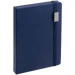 Ежедневник New Factor Metal, темно-синий