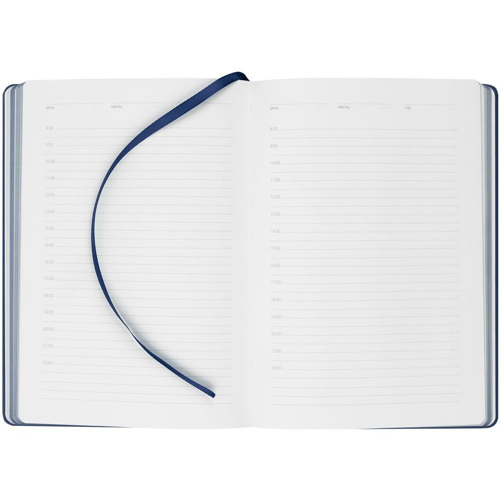 Ежедневник New Factor Metal, темно-синий — изображение 7