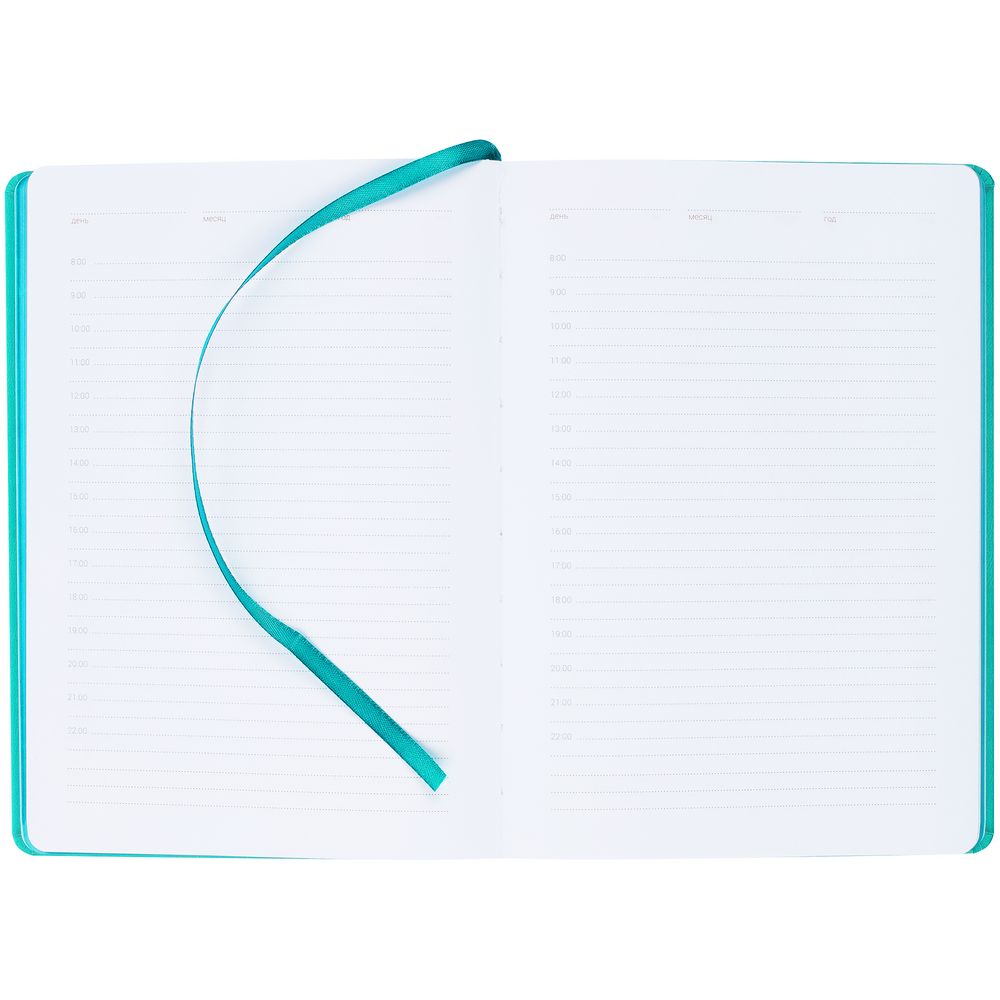 Ежедневник New Factor Metal, бирюзовый — изображение 7