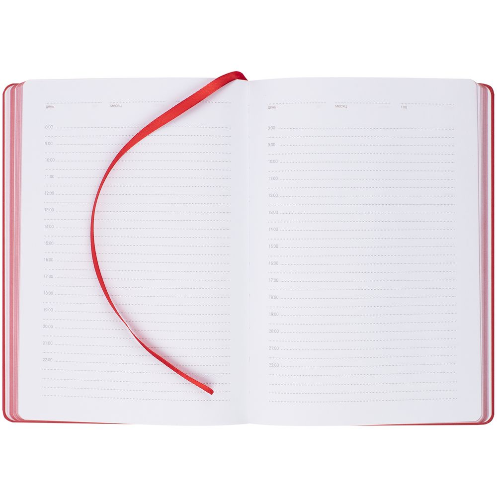 Ежедневник New Factor Metal, красный — изображение 7
