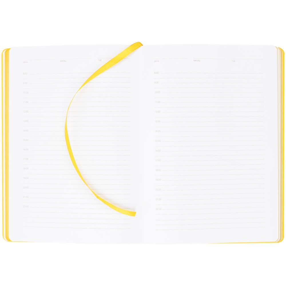Ежедневник New Factor Metal, желтый — изображение 7