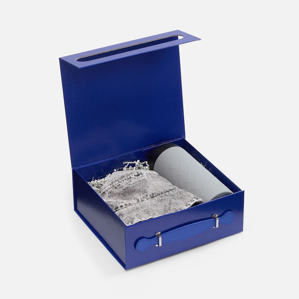 Коробка складная Holdfold, S, синяя — изображение 2